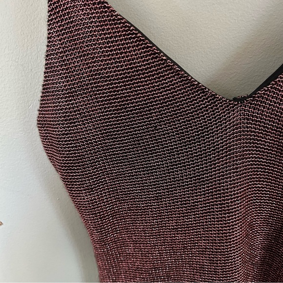 Topshop • Bronze Sleeveless Slip Midi Dress - Picture 2 of 9